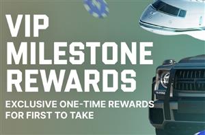Razed VIP Milestone Rewards
