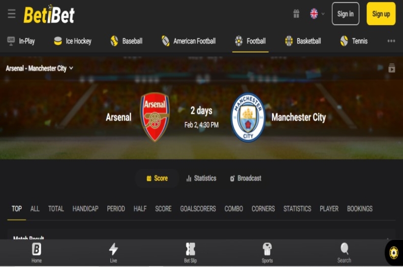 Arsenal vs Man City