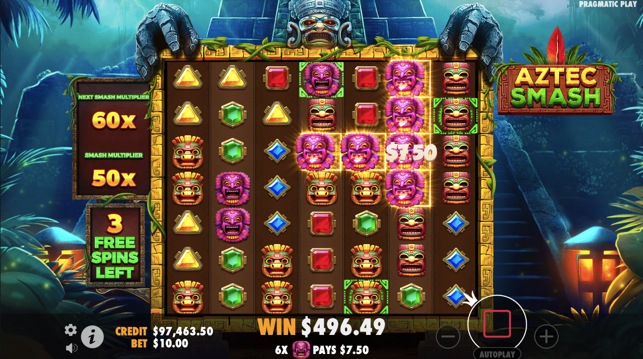 Juicy $15,5K Aztec Smash Великий виграш для гравця казино BlockBet.gg