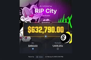 Shuffle Casino Hacksaw Gaming Rip City Big Win