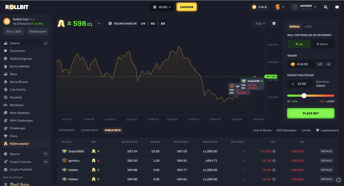 Rollbit.com Review | VIP Crypto Casino, Sports Betting & Leverage Trading
