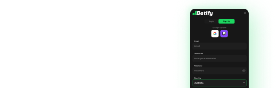 Betify Registration