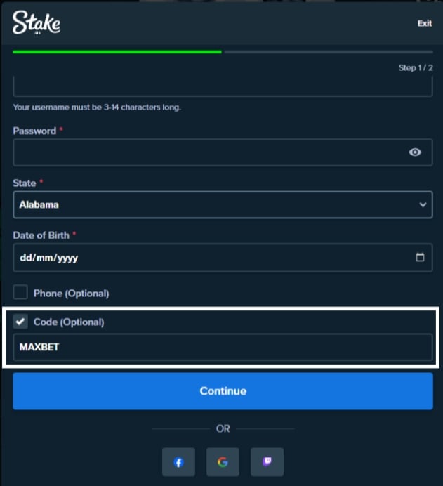 Stake.us code MAXBET Stake.us code MAXBET