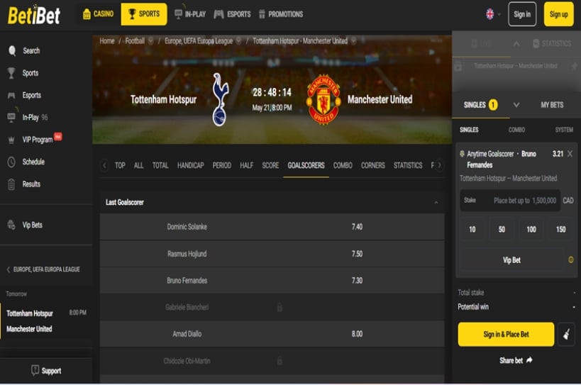 Tottenham vs Man United