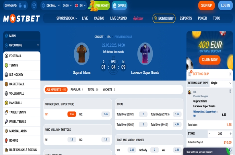 Mostbet: Превосходство В Мире Онлайн-Казино И Ставок