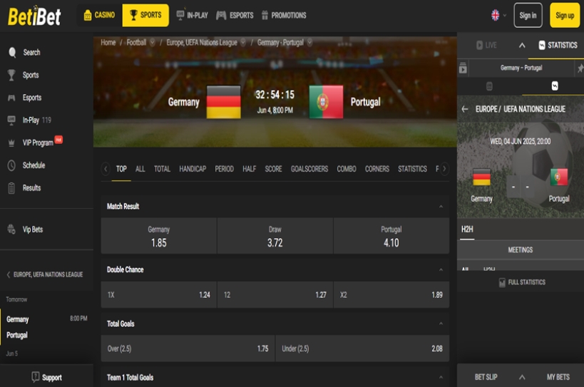 Germany vs Portugal