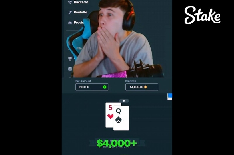 4K Stake Blackjack Win
