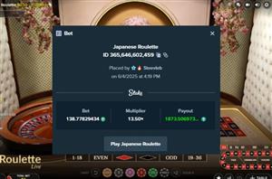 Japanese Roulette High Roller