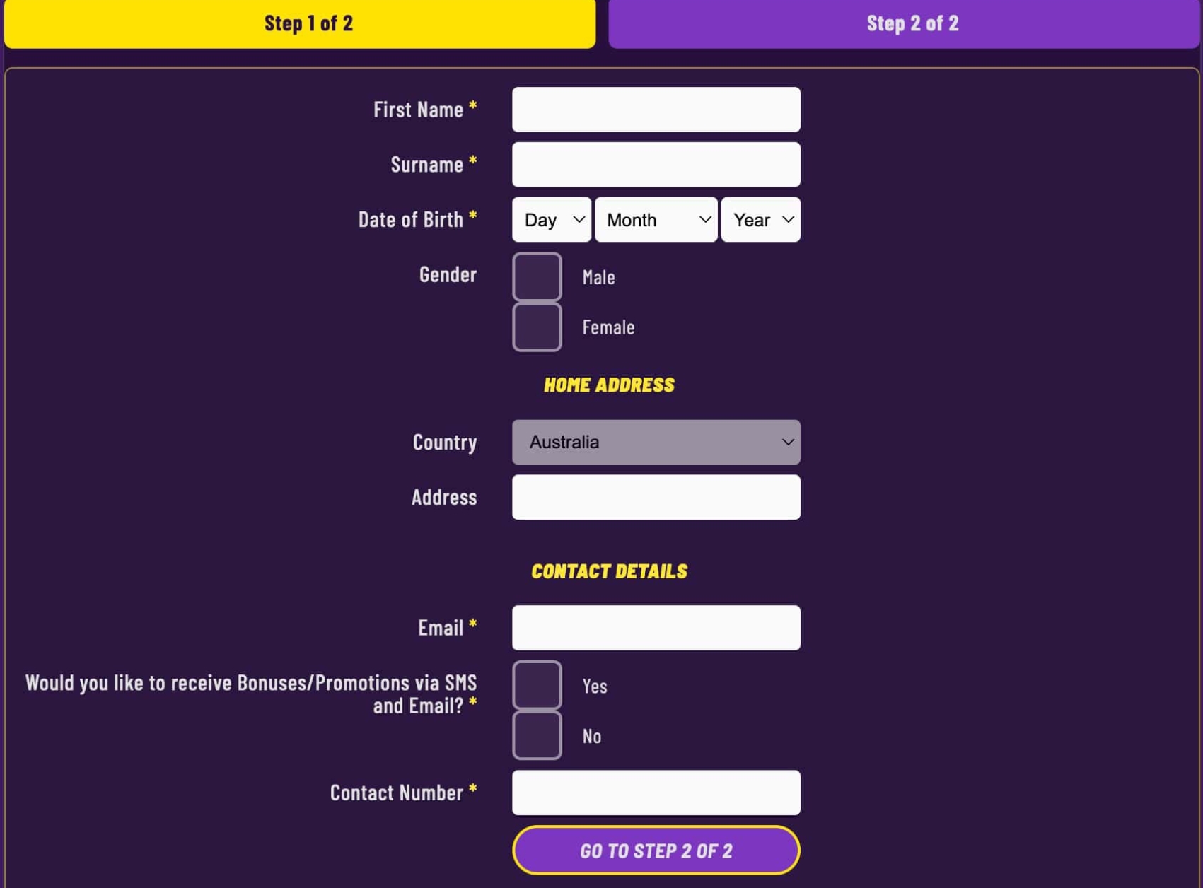 sign up with winnersbet code