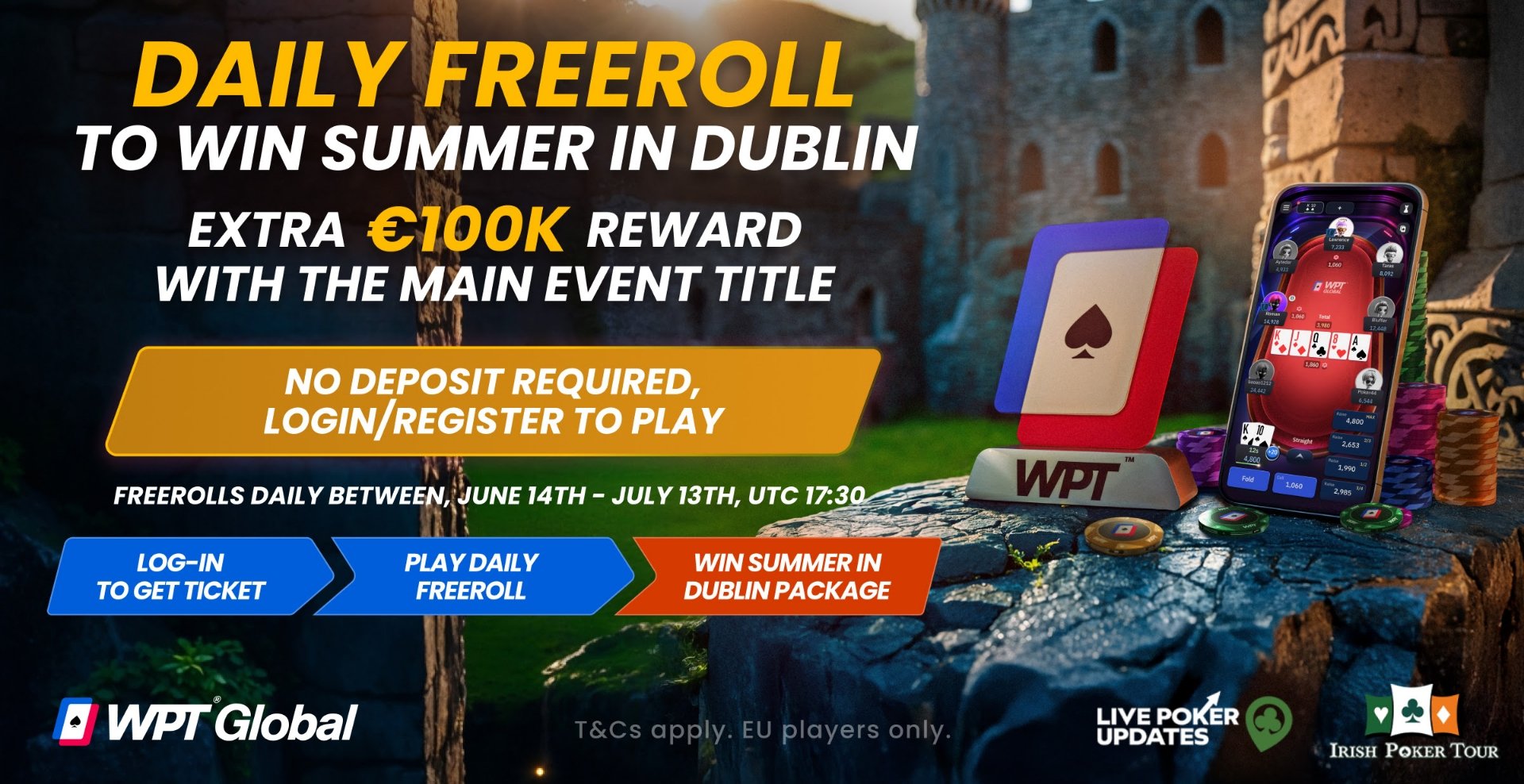 Summer in Dublin Festival Freerolls Summer in Dublin Festival Freerolls