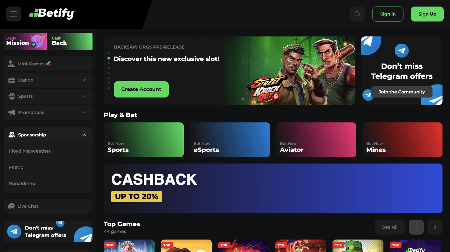 Betify.com Review 2025 | Legit Crypto Casino & Sportsbook