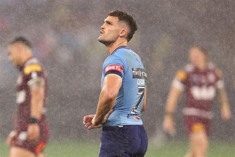 PERTH, AUSTRALIA - JUNE 18: Nathan Cleary of the Blues looks on during game two of the Men