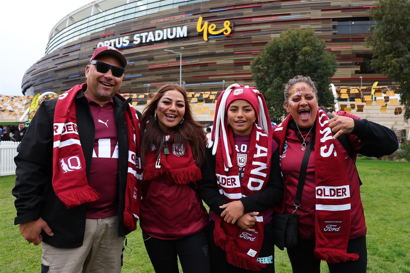 PERTH, AUSTRALIA - JUNE 18: Spectators arrive ahead of game two of the Men