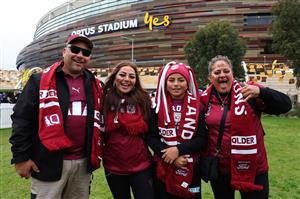 PERTH, AUSTRALIA - JUNE 18: Spectators arrive ahead of game two of the Men