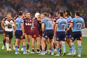 PERTH, AUSTRALIA - JUNE 18: Harry Grant of the Maroons reacts during game two of the Men