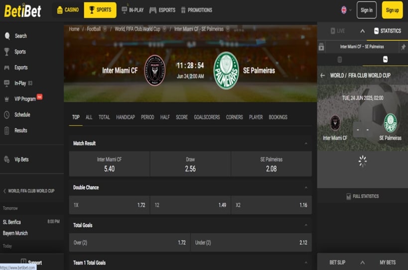 Inter Miami vs Palmeiras