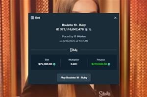 Ruby Roulette High Roller