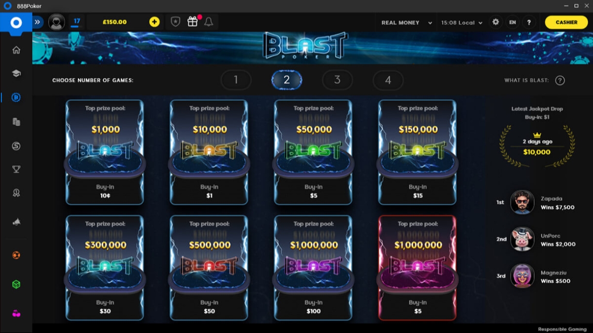 888poker blast