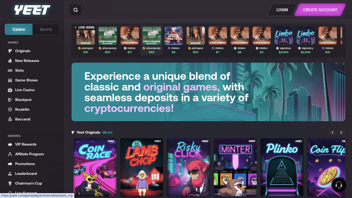 Yeet Sign Up Code MAXBET - Get VIP rewards at Yeet.com (2026)