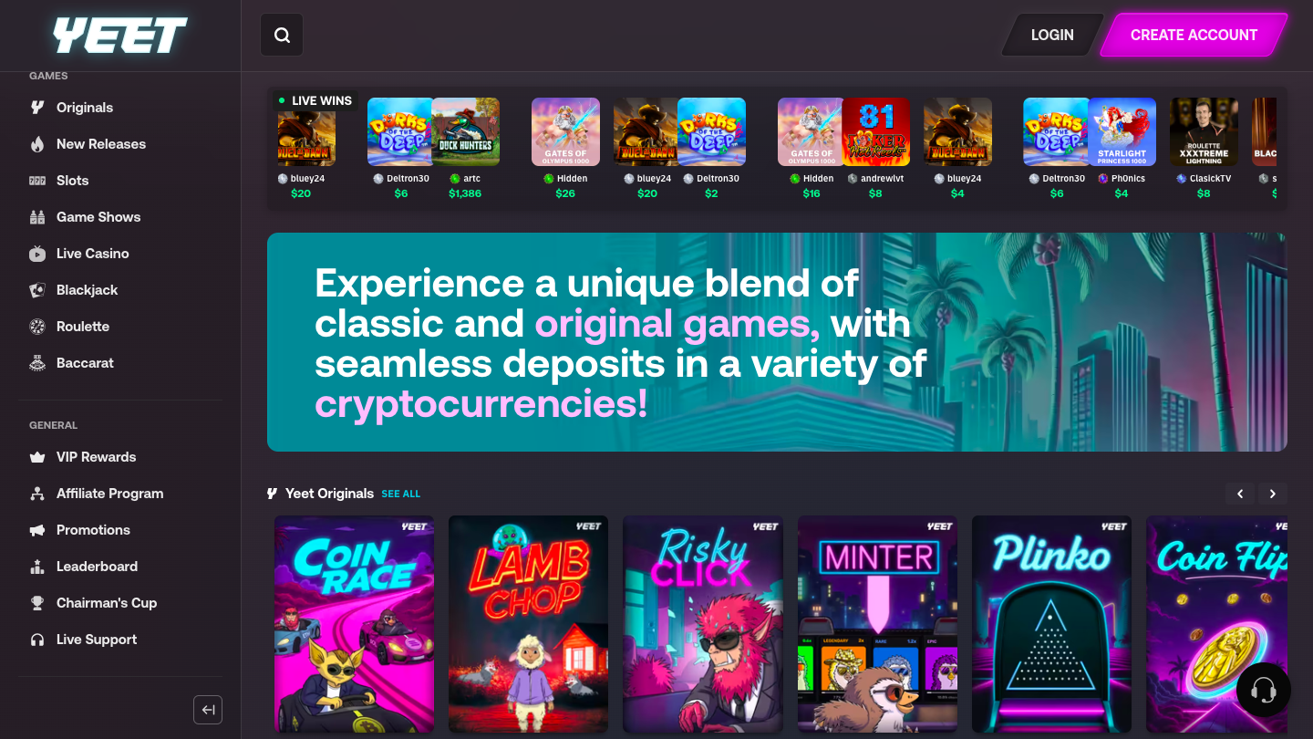 Yeet Promo Code MONEYLINE - Get VIP Bonus Offers