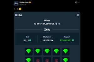 Stake Mines Tweet