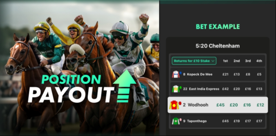 bet365 Position Payout Strap