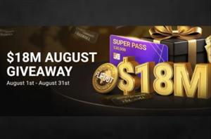 GGPoker $18 Million August Giveaway 2025