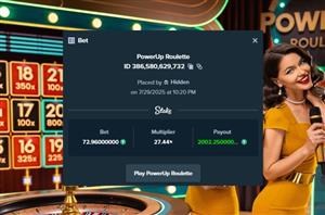 2k Stake PowerUP Payout