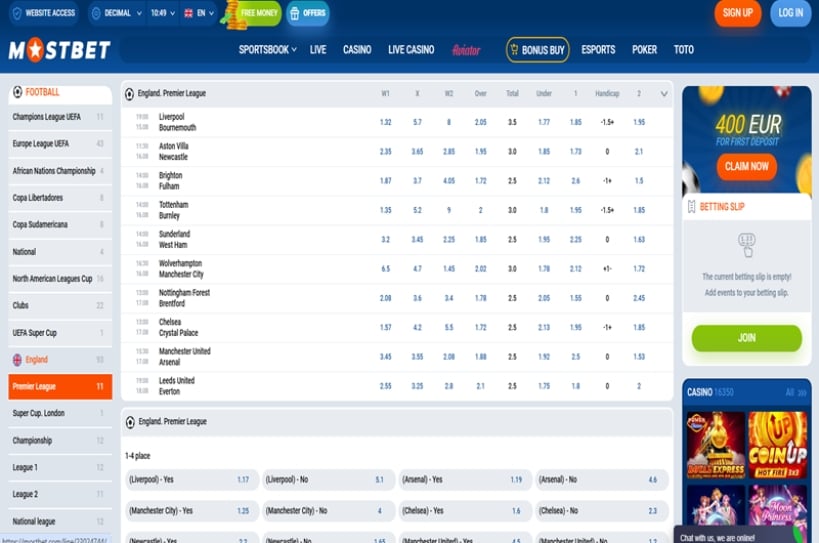 Premier League 2025/26 Betting