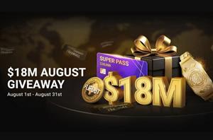 GGPoker $18M August Giveaway