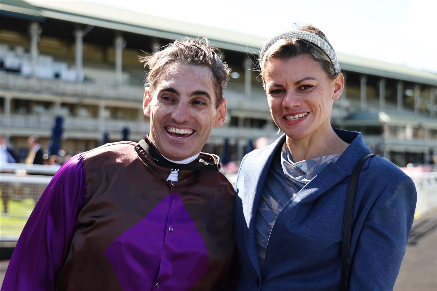 SYDNEY, AUSTRALIA - AUGUST 23:  Andrew Mallyon riding Neil win Race 2 TAB Highway Handicap during Sydney Racing at Royal Randwick Racecourse on August 23, 2025 in Sydney, Australia. (Photo by Jeremy Ng/Getty Images)