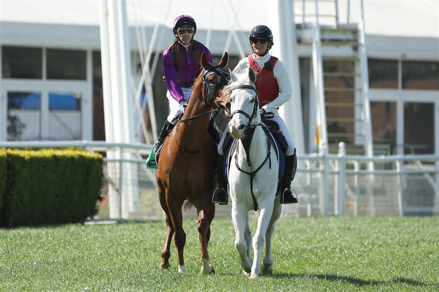 SYDNEY, AUSTRALIA - AUGUST 23:  Andrew Mallyon riding Neil win Race 2 TAB Highway Handicap during Sydney Racing at Royal Randwick Racecourse on August 23, 2025 in Sydney, Australia. (Photo by Jeremy Ng/Getty Images)
