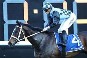 SYDNEY, AUSTRALIA - AUGUST 23: James McDonald riding Lazzura win Race 9 Hyland Race Colours Show County Quality during Sydney Racing at Royal Randwick Racecourse on August 23, 2025 in Sydney, Australia. (Photo by Jeremy Ng/Getty Images)