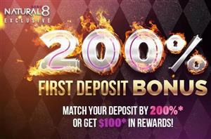 Natural8 First Deposit Bonus