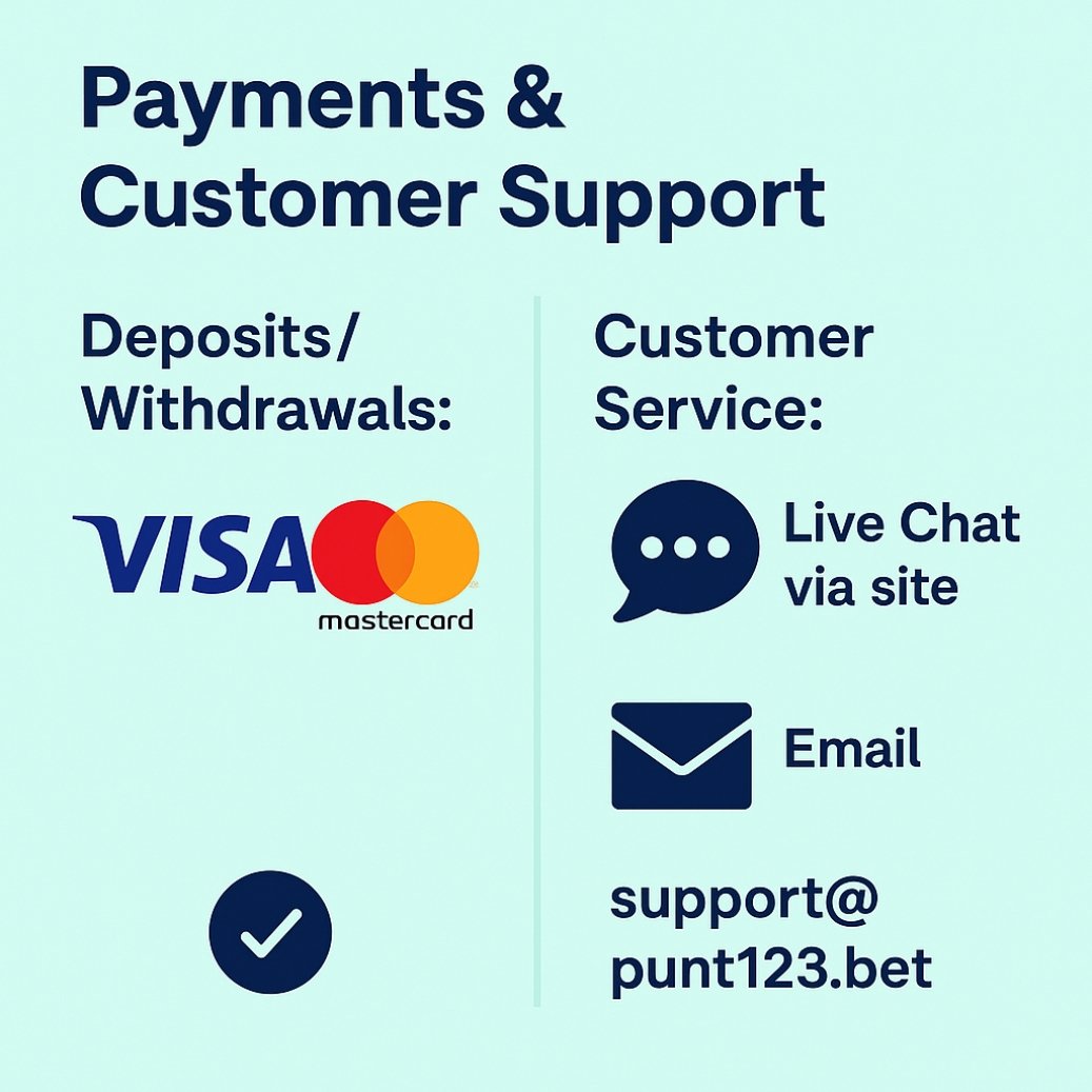 Punt123 Payments & Support