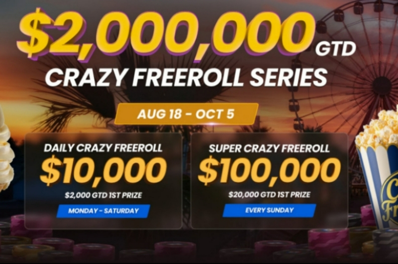 WPT Global $2 Million GTD Crazy Freerolls
