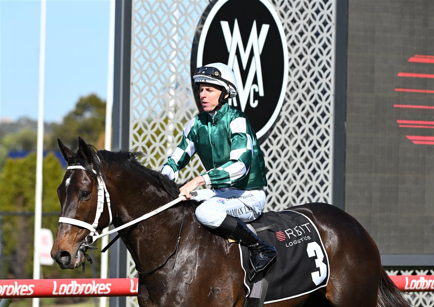 MELBOURNE, AUSTRALIA - SEPTEMBER 06: Damian Lane riding Angel Capital after winning Race 5, the Orbit Logistics Chautauqua Stakes during Melbourne Racing at Moonee Valley Racecourse on September 06, 2025 in Melbourne, Australia. (Photo by Vince Caligiuri/Getty Images)