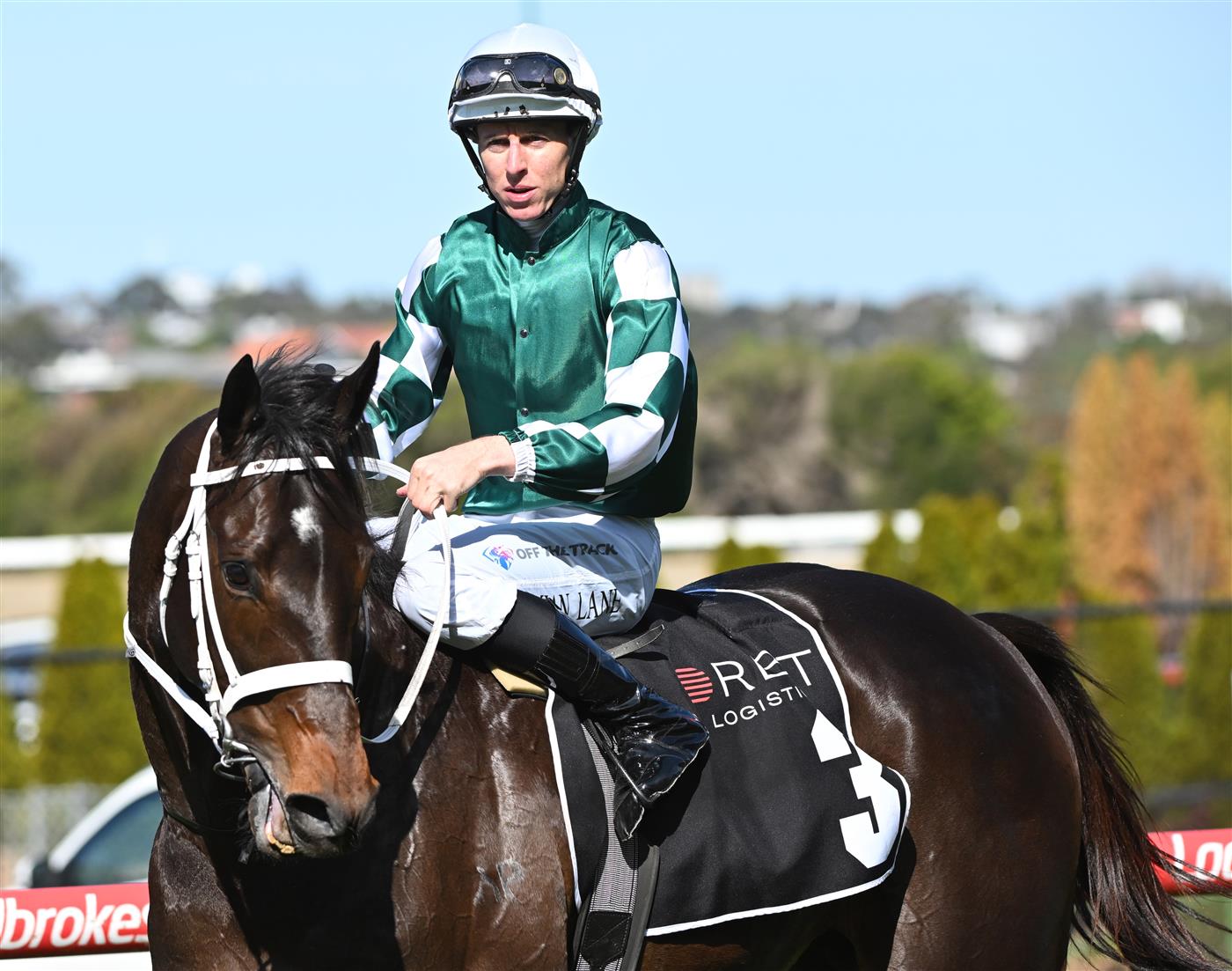 MELBOURNE, AUSTRALIA - SEPTEMBER 06: Damian Lane riding Angel Capital after winning Race 5, the Orbit Logistics Chautauqua Stakes during Melbourne Racing at Moonee Valley Racecourse on September 06, 2025 in Melbourne, Australia. (Photo by Vince Caligiuri/Getty Images)