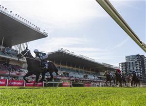 MELBOURNE, AUSTRALIA - SEPTEMBER 06: Damian Lane riding Angel Capital winning Race 5, the Orbit Logistics Chautauqua Stakes during Melbourne Racing at Moonee Valley Racecourse on September 06, 2025 in Melbourne, Australia. (Photo by Vince Caligiuri/Getty Images)