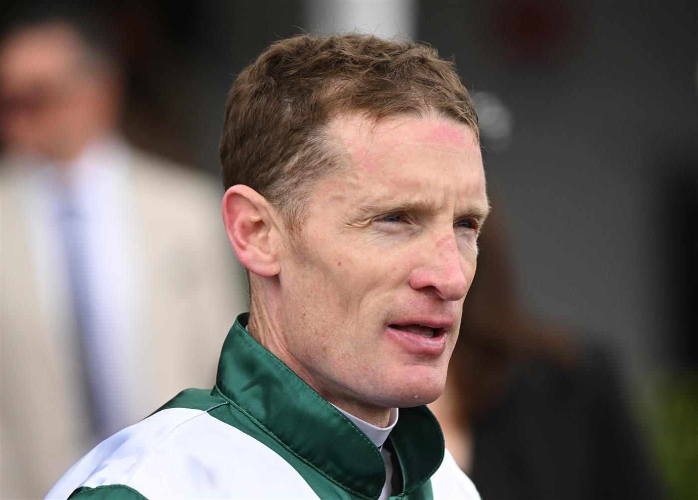 MELBOURNE, AUSTRALIA - SEPTEMBER 13: Mark Zahra riding Legacy Bound after winning Race 2, the Schweppes Poseidon Stakes during Melbourne Racing at Flemington Racecourse on September 13, 2025 in Melbourne, Australia. (Photo by Vince Caligiuri/Getty Images)