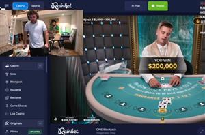 Adin Ross Wins 200K on Rainbet Blackjack