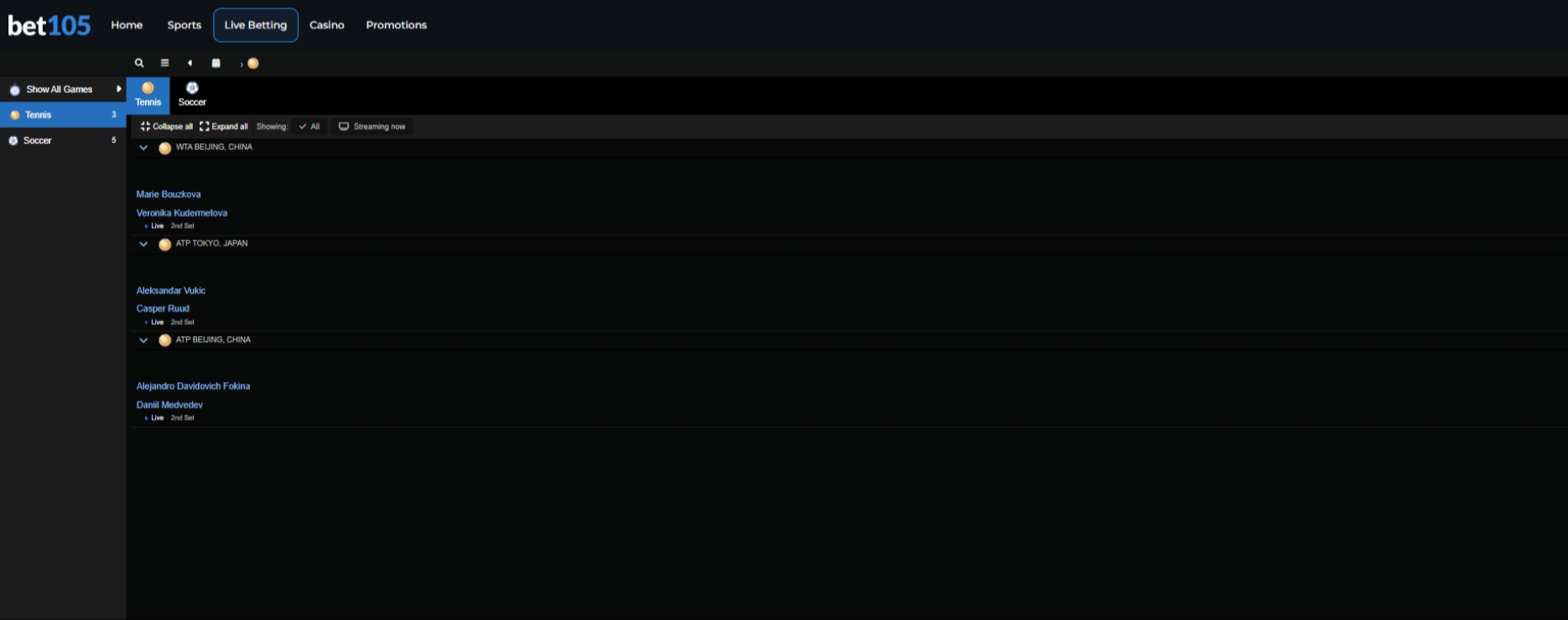 Bet105 Live Betting Bet105 Live Betting