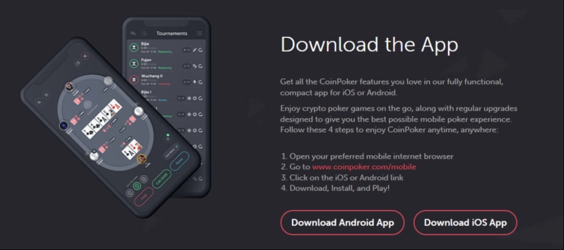 CoinPoker Mobile App CoinPoker Mobile App