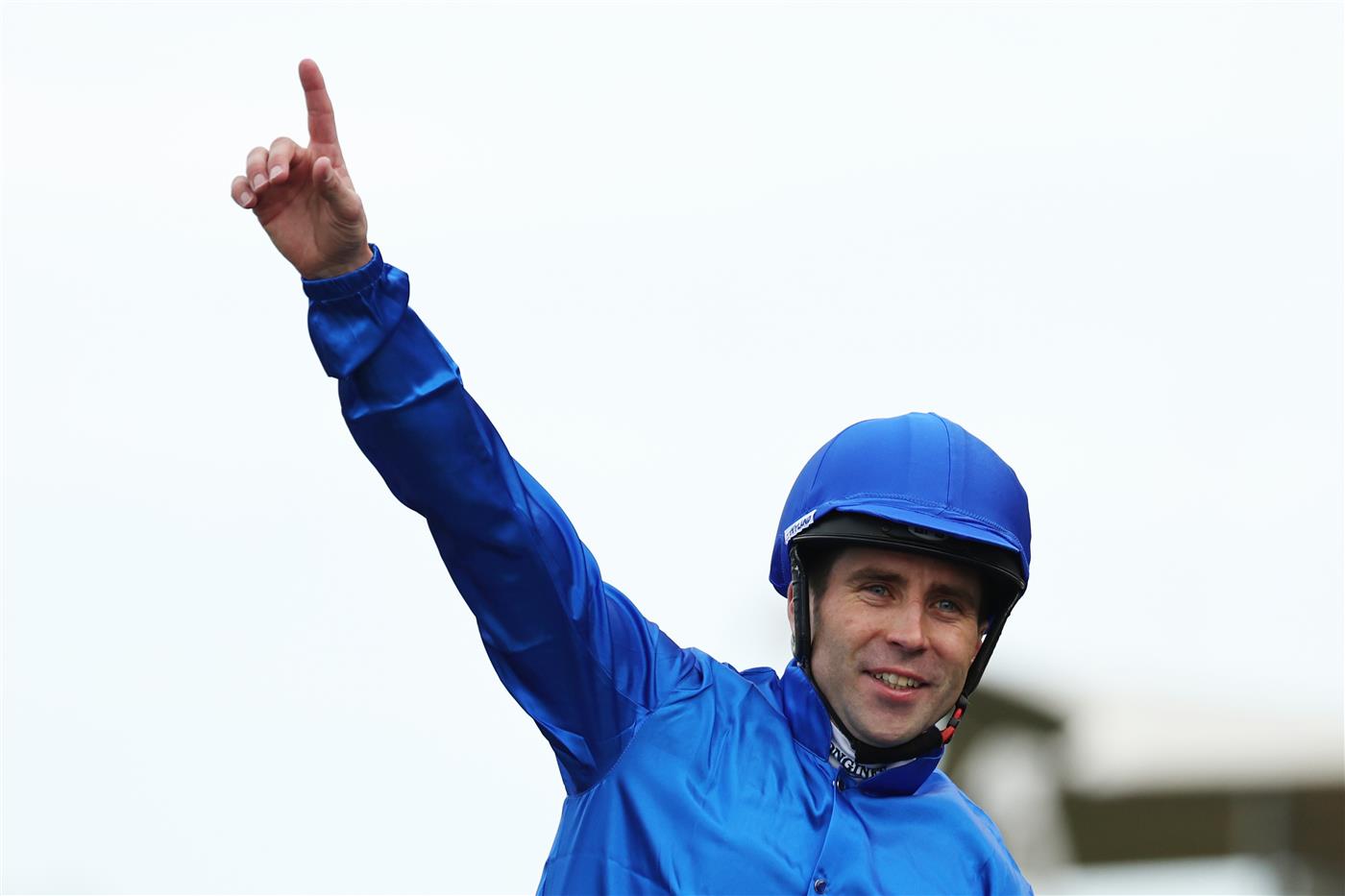 SYDNEY, AUSTRALIA - SEPTEMBER 27: Adam Hyeronimus
  riding Beiwacht win Race 8 Yulong Golden Rose during Sydney Racing at Rosehill Gardens on September 27, 2025 in Sydney, Australia. (Photo by Jeremy Ng/Getty Images)