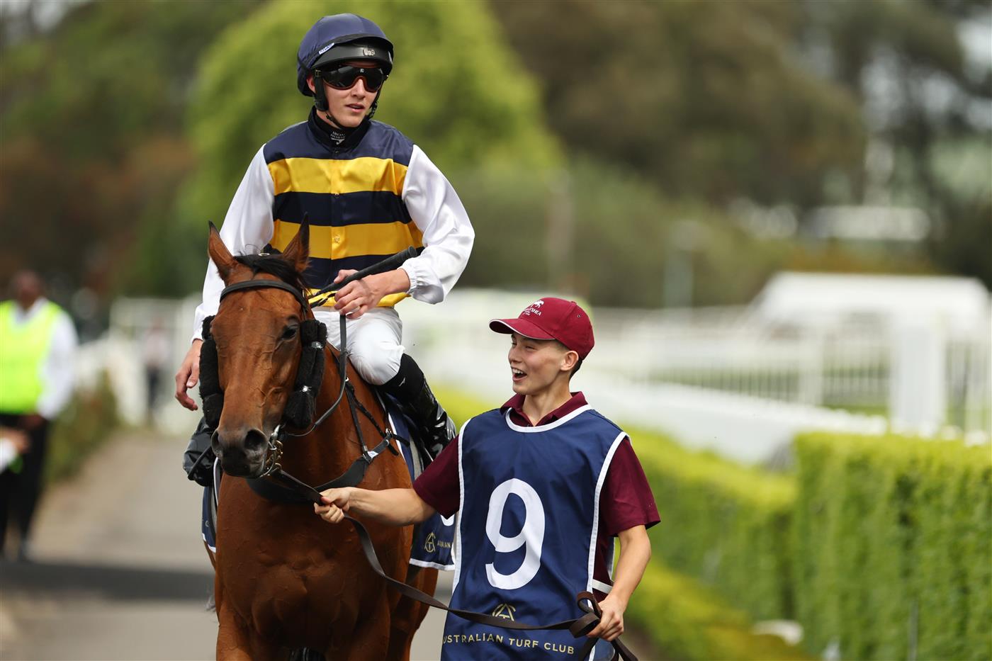 SYDNEY, AUSTRALIA - SEPTEMBER 27: Zac Lloyd riding  She