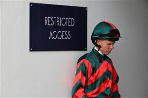 SYDNEY, AUSTRALIA - SEPTEMBER 27: Kerrin Mcevoy
 prepares for Race 5 Toyota Forklifts during Sydney Racing at Rosehill Gardens on September 27, 2025 in Sydney, Australia. (Photo by Jeremy Ng/Getty Images)