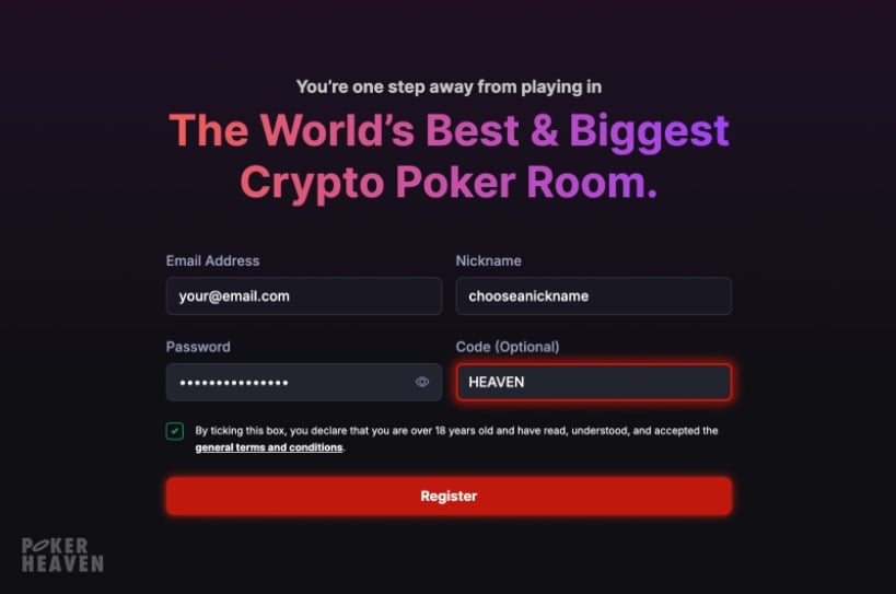 CoinPoker Reg Heaven CoinPoker Reg Heaven