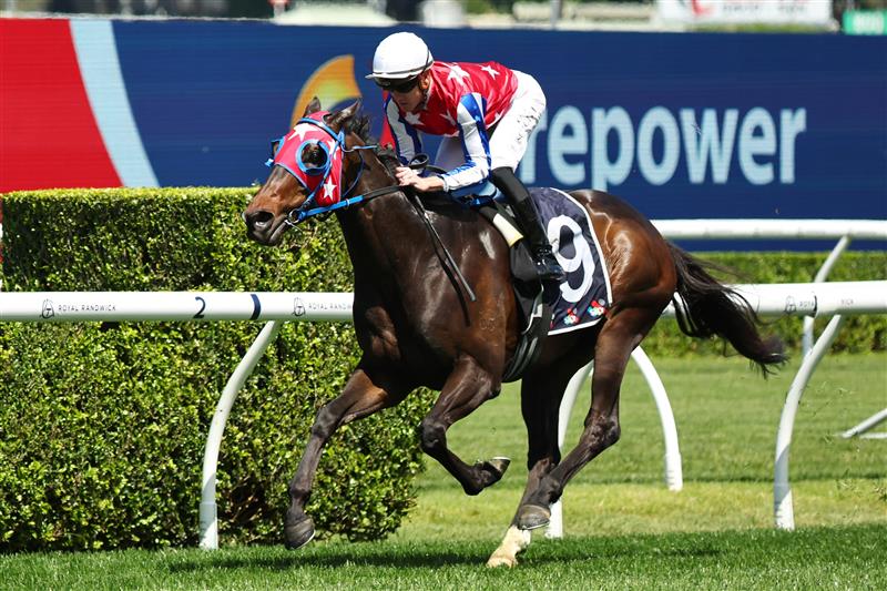 SYDNEY, AUSTRALIA - OCTOBER 04: Chad Schofield riding Agita 
 win Race 1 Midway during Sydney Racing at Royal Randwick Racecourse on October 04, 2025 in Sydney, Australia. (Photo by Jeremy Ng/Getty Images)
