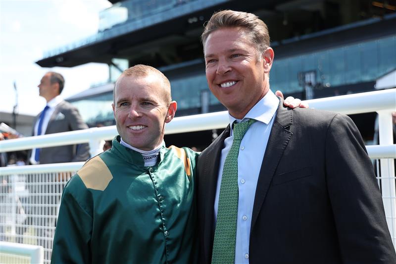 SYDNEY, AUSTRALIA - OCTOBER 04:  Tommy Berry riding Incognito win Race 2 Arrowfield Breeders at Royal Randwick Racecourse on October 04, 2025 in Sydney, Australia. (Getty0