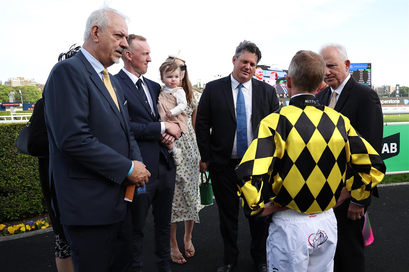 SYDNEY, AUSTRALIA - OCTOBER 04: Kerrin McEvoy riding Autumn Glow win Race 8 TAB Epsom Handicap  during Sydney Racing at Royal Randwick Racecourse on October 04, 2025 in Sydney, Australia. (Photo by Jeremy Ng/Getty Images)